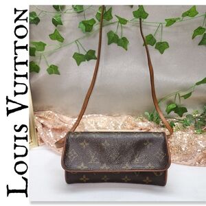 Authentic Louis Vuitton Monogram Pouchette Twin PM